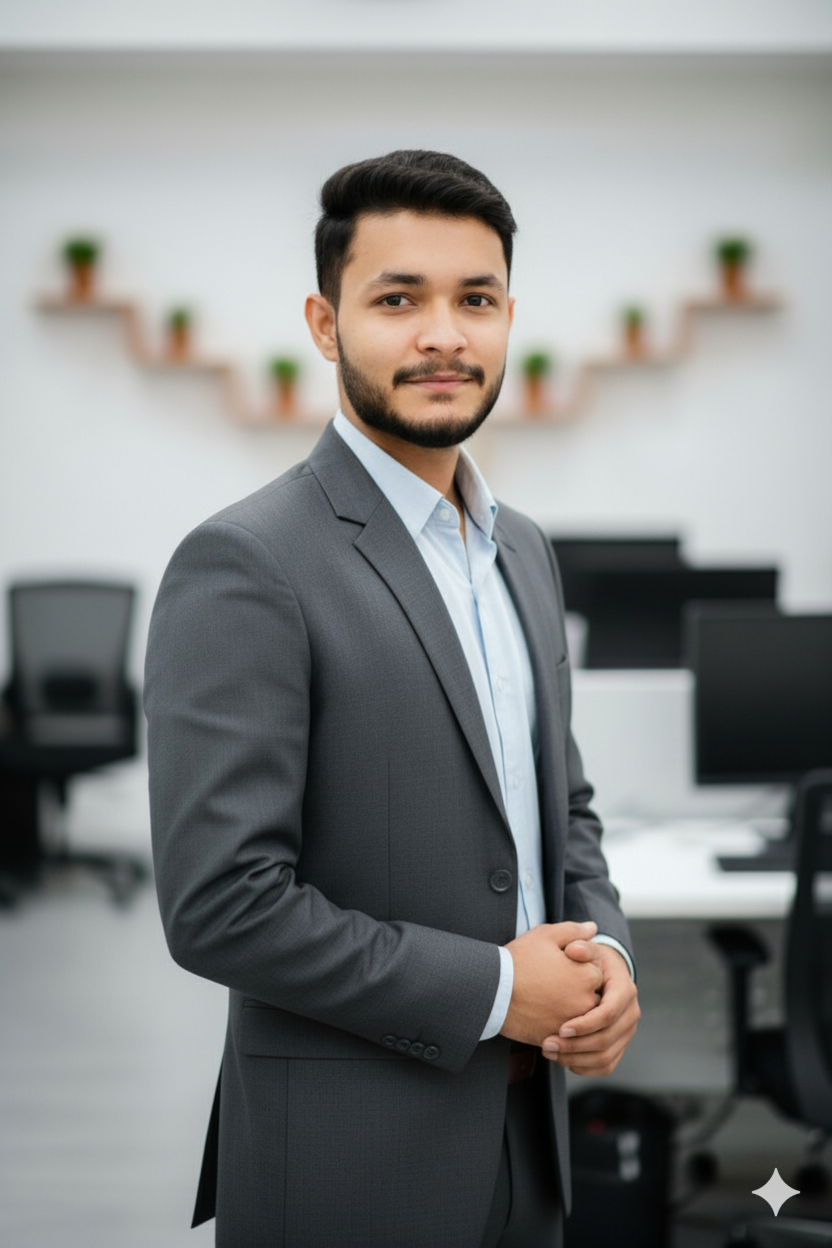 Portrait of Qazi Mairaj Uddin, Founder & Chief Executive Officer at Orewix